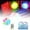 A, variant on Outdoor Garden Lamps For Pool And Pond Lighting Decorative Remote Control Lights For Water Features For Garden And Backyard Star Lights String 6ft Gardening Lights String of Lights for Bedroom Girls