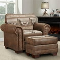 thumbnail image 2 of Furniture Classics Alpine Lodge Arm Chair with Matching Ottoman, 2 of 5