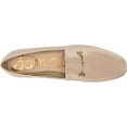 thumbnail image 5 of Sam Edelman Loraine Chai Latte Almond Toe Slip On Stack Heel Fashion Loafer Wide (CHAI LATTE, 7), 5 of 6