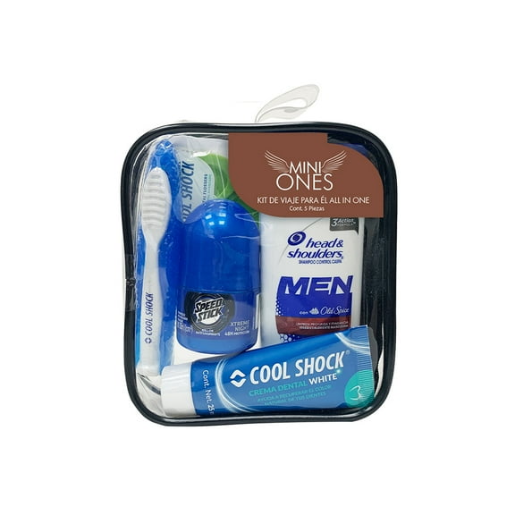 Kit de viaje all in one Él Mini Ones 5 pz