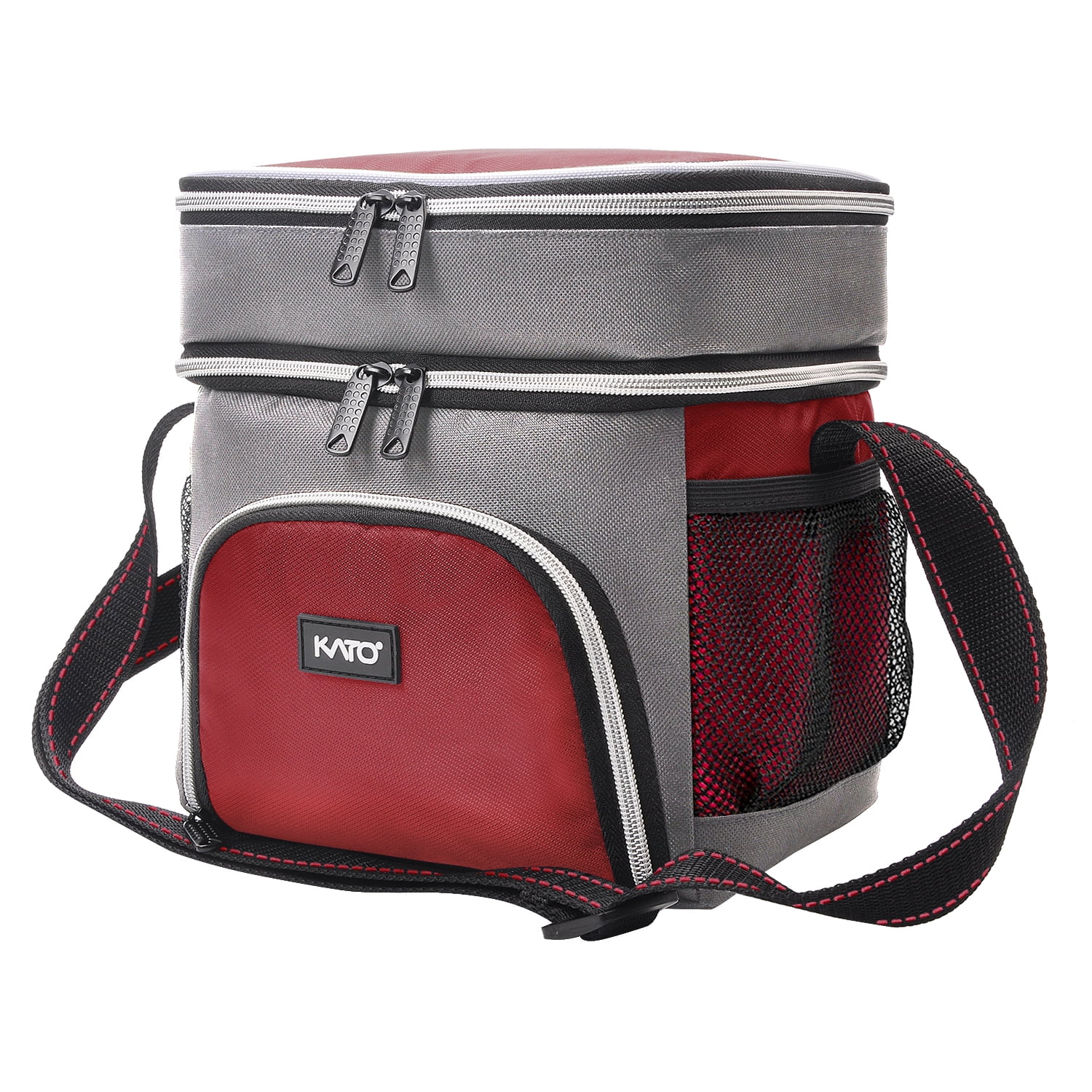 Ok-Dragon Adult Lunch Bag Insulated Lunch Box Large Cooler Tote Bag for Men /& Women Double Deck Heat-resistant Cooler with Adjustable Shoulder Handbag