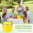 thumbnail image 4 of Giphtpoeet Citronella Candles Outdoor 2 Pack 2 Wick Soy Wax Lemongrass Scented Candles Tin Container for Patio Garden Balcony Backyard Camping, 4 of 7