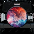 thumbnail image 1 of Colorful Abstract Cloudlike Polyester Universal Spare Wheel Tire Cover Custom Tire-Covers for Trailer RV SUV Truck Camper, 1 of 5