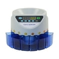 thumbnail image 1 of Unbranded Electric Coin Counter, Sorter & Changer, Black & Grey + Blue, 1 Count, 1 of 6