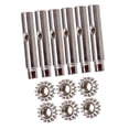 thumbnail image 4 of 6pcs Machine Heads Mount Hex Hole Gears And Leg for Guitar Instruments Style4, 4 of 8