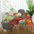thumbnail image 3 of Yayeee Tablecloths 54" x 54" Rectangle Wrinkle Resistant Party Table Cover, Vibrant Tomatoes, 3 of 8