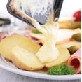 thumbnail image 2 of Swissmar Raclette/Fondue Plates (Set of 4) | White - Round, 2 of 2