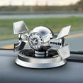thumbnail image 2 of Solar Powered Rotating Car Air Freshener Decorative Fragrance Mecha Car Interior Accessories Car Solar Perfume Diffuser,1 x Solar Car Air Freshener, 2 of 7