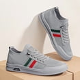 thumbnail image 5 of Men's Breathable Knit Slip-On Sneakers, Lightweight Casual Shoes with Elastic Laces, Comfortable Footwear for Everyday and Travel Wear, 5 of 10