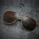 thumbnail image 2 of Gafas de sol mxnx Aviator MX208 polarizadas UV400 dorado/marrón, 2 of 7