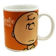thumbnail image 1 of Peanuts 60th Anniversary Orange/White Charlie Brown Ceramic Coffee Mug, 1 of 1
