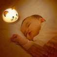 thumbnail image 3 of Cute Cat Alarm Clock for Children with 3 Colors LED Lamp Timer Snooze Rechargeable Night Light Kids, 3 of 5