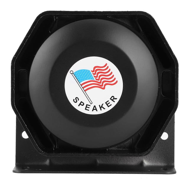 Electronic Alarm Speaker 200W 12V UltraThin Loudspeaker Megaphone Warning Siren for Car Truck Yacht