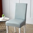 thumbnail image 4 of Funda para silla a prueba de aceite, funda protectora elástica inferior elástica, funda de asiento de silla extraíble a prueba de polvo para Gris Soledad Cubierta de sillas, 4 of 8