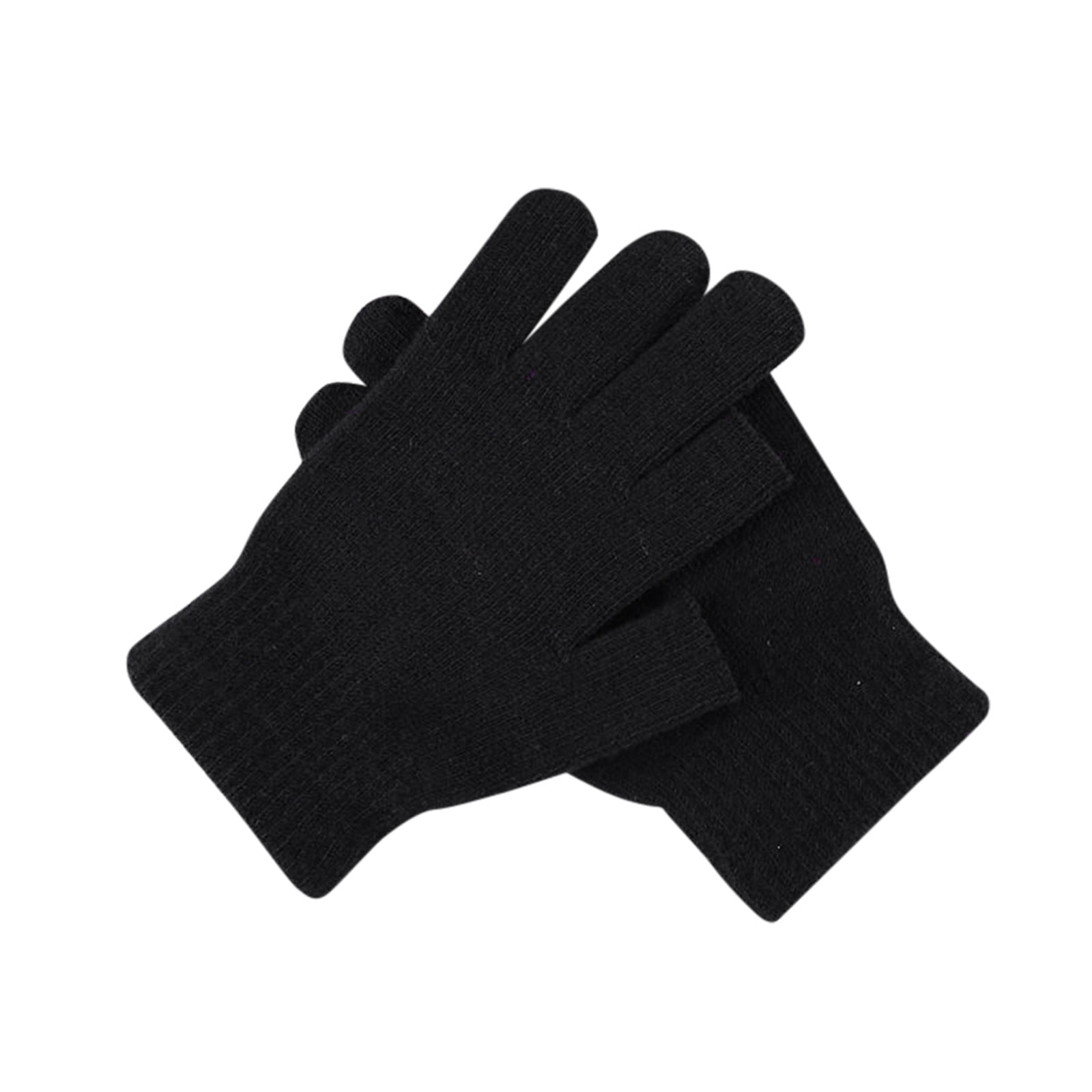 Leather Gloves for Men,Winter Sheepskin Leather Driving Gloves