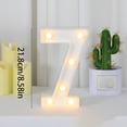 thumbnail image 2 of 8.6" LED Marquee Sign Light Up Letters, Alphabet Light Up Letters Sign, Battery Powered LED Letter Lights for Night Light, Wedding, Birthday, Party, Christmas or Home Decor, 2 of 9