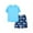 Z04 Blue, variant on Gelikeya Bathing Suit Boys Size 4-5 Two Piece Rash Guard Swimsuits Sets Long Sleeve Kids Bathing Suits Boys (Toddlers, Blue, 4-5 Years)