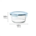 thumbnail image 6 of OXO SoftWorks Smart Seal 2 Cup Round Glass Container, Arctic Blue, 6 of 6