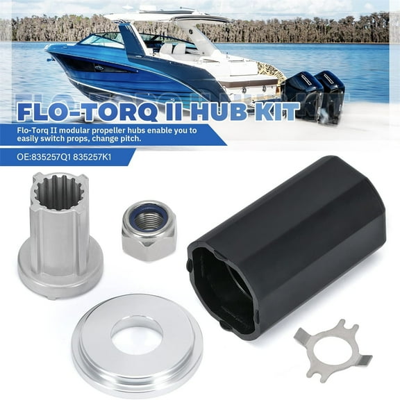 Propeller Hub KIT Flo-Torq 2 II # 835257K1 835257Q1 For Mercury MerCruiser Alpha