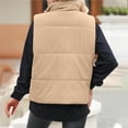 thumbnail image 6 of Women's Sleeveless Fleece Casual Vest Coat with Attached Hat for Winter Warmth Wear, 6 of 6