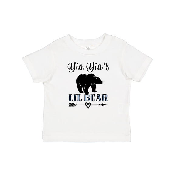 Inktastic Yia Yias Lil Bear Boys Grandson from Yiayia Boys Baby T-Shirt