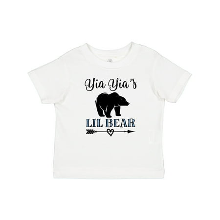 

Inktastic Yia Yias Lil Bear Boys Grandson from YiaYia Gift Baby Boy T-Shirt
