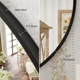 thumbnail image 4 of GODCHAR 30 inch Round Wall Mirror, Brushed Aluminum Frame Shatterproof Vanity Mirror, 4 of 7