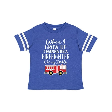 

Inktastic Future Firefighter Like Daddy Gift Toddler Boy Girl T-Shirt
