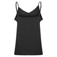 thumbnail image 4 of Patlollav Womens V-Neck Sleeveless T-Shirt Summer Solid Loose Blouse Tops, 4 of 6