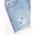 thumbnail image 3 of Wonder Nation Girls Baggy Denim Shorts, Size 5-18, 3 of 5