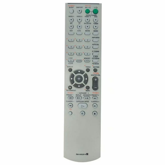 New RM-AAU014 Remote Control for Sony Audio Video Receiver STR-DG710 STRDG710