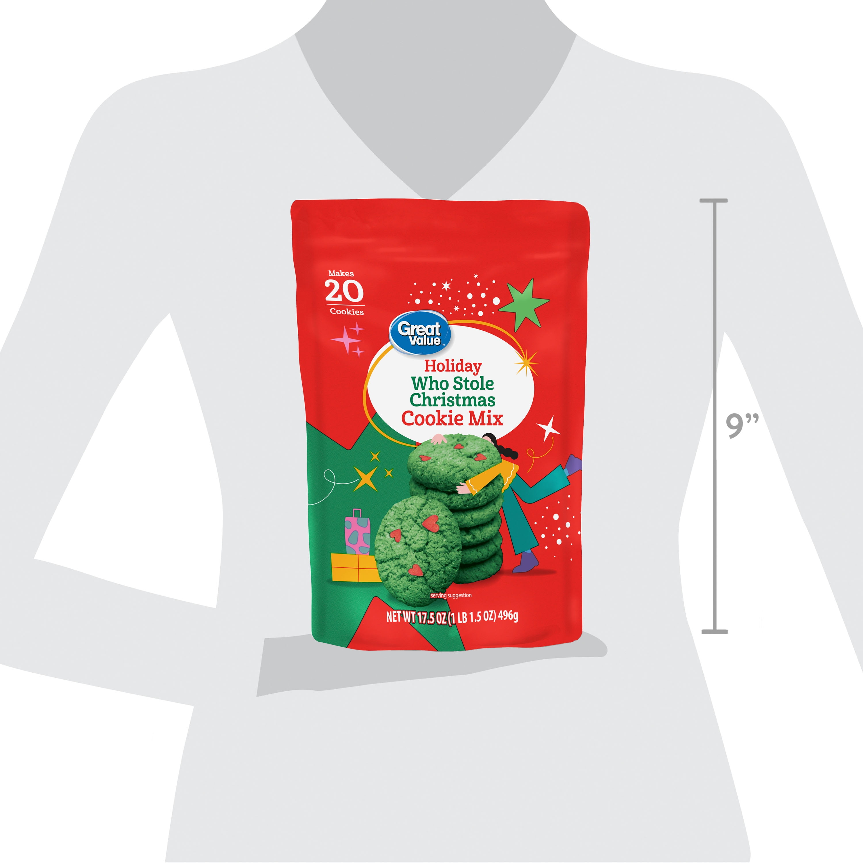 Great Value - Brandclub - GV CookieMix WhoStlChrstms 17.5oz