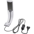 thumbnail image 1 of Lámpara LED ultrapequeña para acuarios pequeños, mini luces de clip para acuarios, con 24 LED blancos, para acuarios de 30-40 cm, 10w (negro) oso de fresa Hogar, 1 of 5