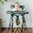 thumbnail image 3 of Go With Me Uplift Deluxe Portable High Infant Chair, Teal & Grey, 3 of 11