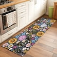 thumbnail image 2 of Sunflower 2'x6' Runner Rugs for Hallway Kitchen Bedside Non Slip Washable, Colorful Flowers Summer Botanical Entryway Rug Runners with Rubber Backing, Long Carpet Runner for Laundry Room, 2 of 8
