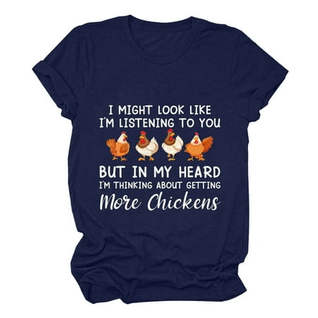

Maternity Blouses Womens Work Tops Short Sleeve Out Blouse Farmer Funny Letter Print Shirt T-Shirt Tops Maternity Shirts Navy L