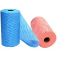 thumbnail image 2 of 2 Rolls Of Non-Woven Disposable Wipes Wave Pattern Disposable Dish Towels, 2 of 8