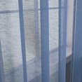 thumbnail image 3 of AIR-Dusty Blue Sheer Curtains 84 Inch Length For Living Room 2 Panels Rod Pocket Country Grey Gray Blue Semi Sheer Curtain Linen Textured Light Filtering Drapes for Bedroom 84 Inches Long Girls Room, 3 of 4