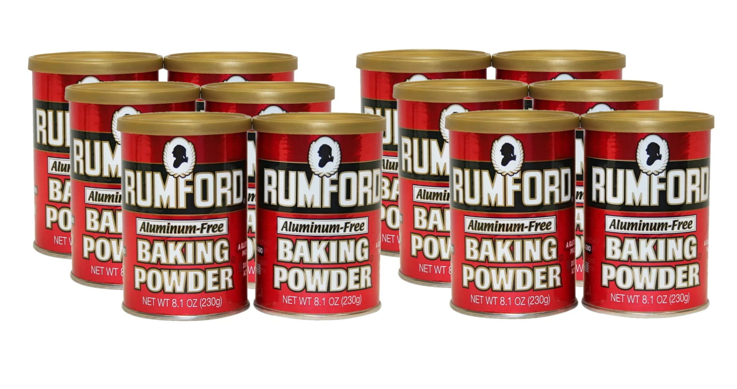 12 Pack Rumford AluminumFree Baking Powder, 8.1 Ounce