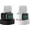 Black+White（2pcs）, variant on Apple Watch Charger - iWatch AirPod 2 in 1 Charging Stand Holder Dock Compatible with Apple Watch Series11 10 9 8 Ultra3 2 Ultra SE2 SE 7 6 5 4 3 2 and AirPods 1/2/3/Pro