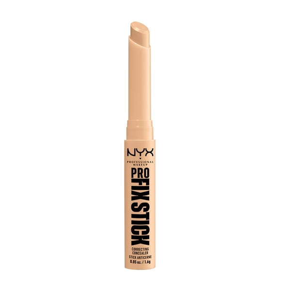 NYX PROFESSIONAL MAKEUP, Pro Fix Stick Correcting Concealer, Infused with hyaluronic acid, Cream formula - 6 Natural