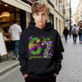 thumbnail image 2 of Tiweut Mardi Gras 67 Hoodie Funny 6 7 Sweatshirt Unisex,Black, 2 of 6