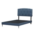 thumbnail image 2 of Box Base Cama Slim Matrimonial + Cabecera Sigma Azul, 2 of 8