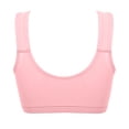 thumbnail image 5 of VISALY Sports Bras For Women Plus Size Sports Bra 2PCS Women Front Closure Extra-Elastic Breathable Lace Trim Bra Underwear Padded Bra Seamless Bras For Women Comfortable Bras Pink Black 100, 5 of 9