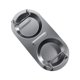 thumbnail image 1 of Soporte para cucharas, soporte para cucharones, soporte vertical de acero inoxidable, portátil, ahorrador de espacio, organizador para utensilios de Gris, 1 of 10