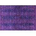 thumbnail image 1 of Ahgly Company Indoor Rectangle Oriental Purple Modern Area Rugs, 2' x 4', 1 of 4