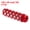 Red, variant on Uxcell 4 Pack Aluminum Alloy Bike Pegs Anti-Skid Fit 3/8 inch Axles with Circle Black