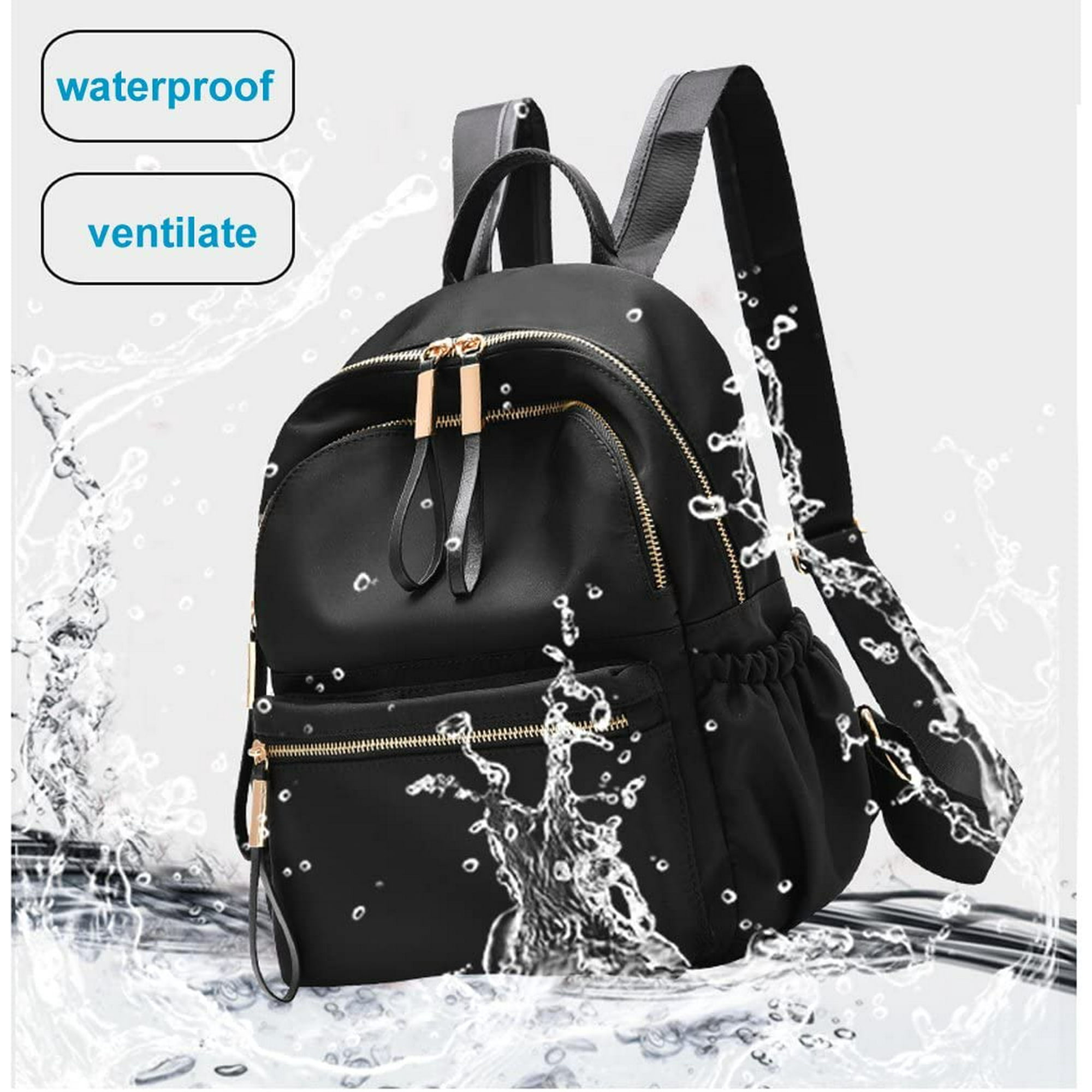 Waterproof Oxford Small Backpack Purse for Women School Bag for