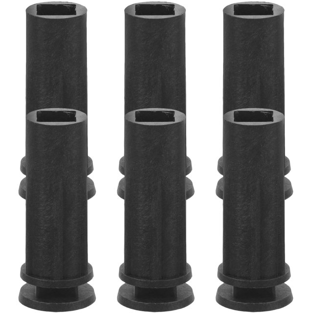 KAKOWELY 6Pcs Plastic Xmas Tree Bases Practical Xmas Tree Holders Tree Fixators Black,1.77"X0.71"X0.71"