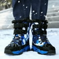 thumbnail image 3 of Otqutp Boys Girls Camouflage Snow Boots Non Slip Fleece Lined Chunky Winter Shoes Kids Outdoor Hiking Cotton Mid Calf Boots, 3 of 5